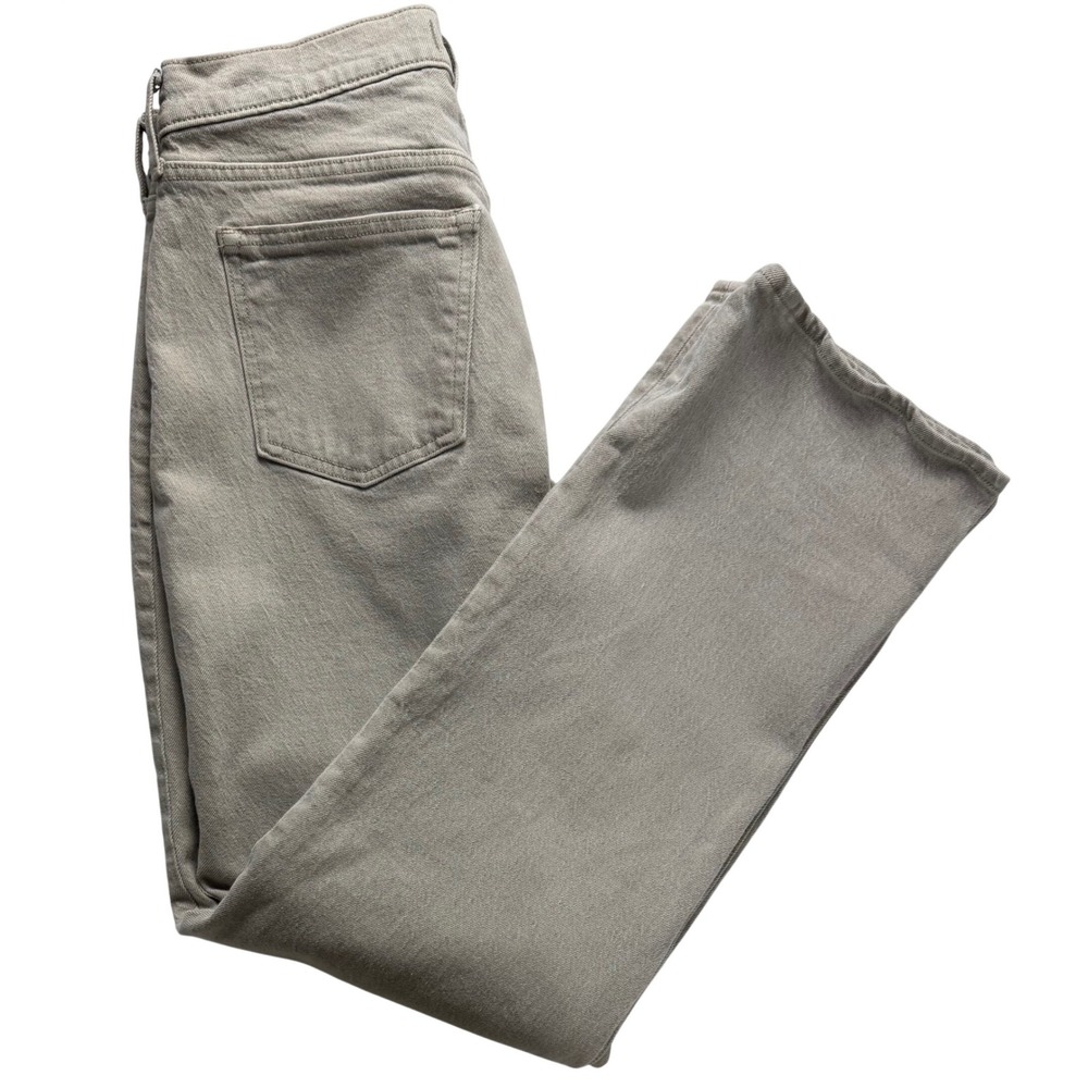 Abercrombie & Fitch The Baggy Low Rise Jeans Tan Taupe Womens 4R